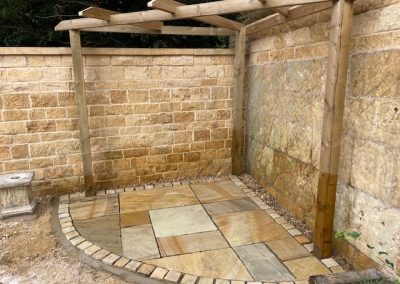 Creating a Timeless Patio and Pergola in a Cotswold Stone Garden